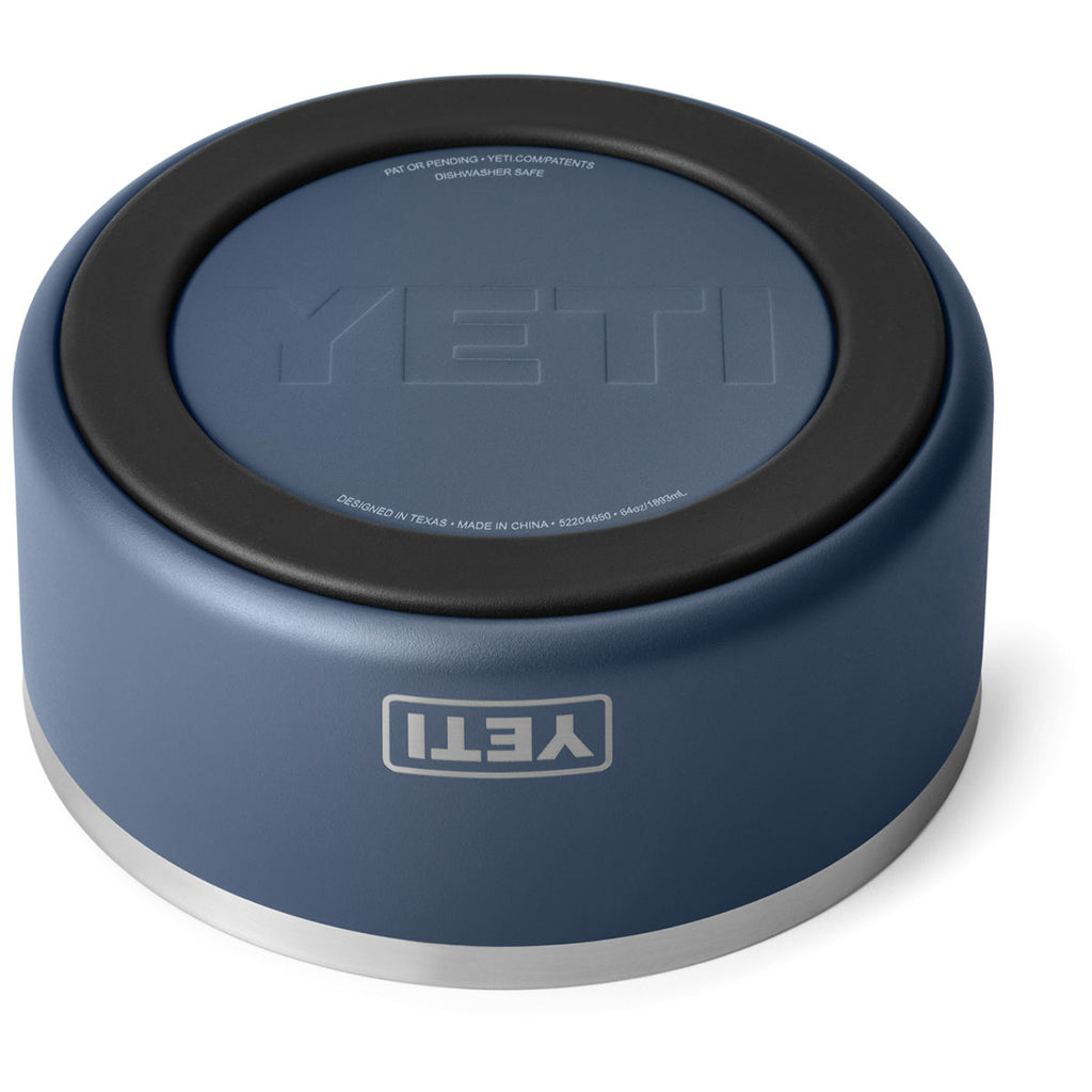 YETI Navy Boomer 8 Dog Bowl