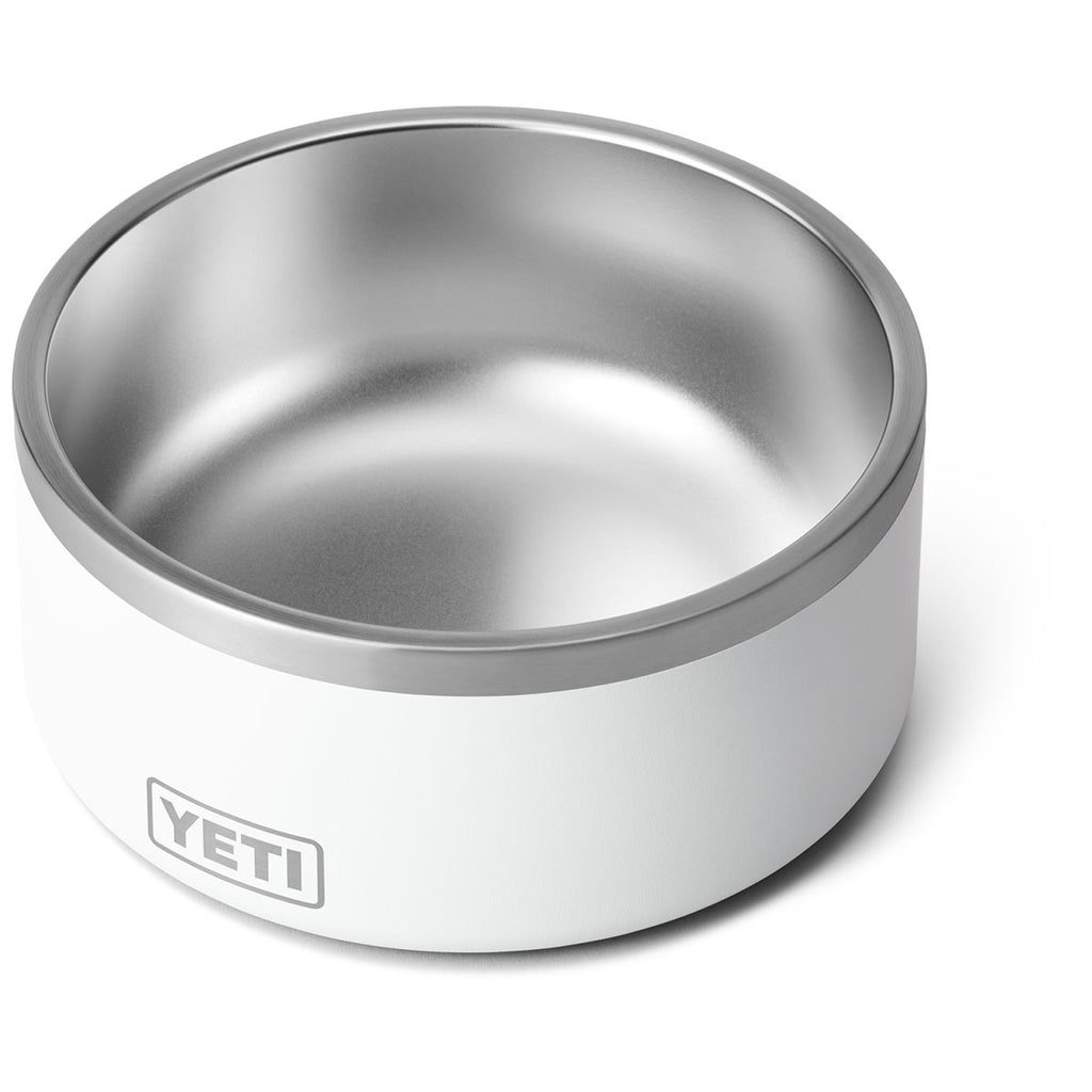 YETI White Boomer 8 Dog Bowl