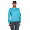 Comfort Colors Women's Lagoon Blue 9.5 oz. Crewneck Sweatshirt