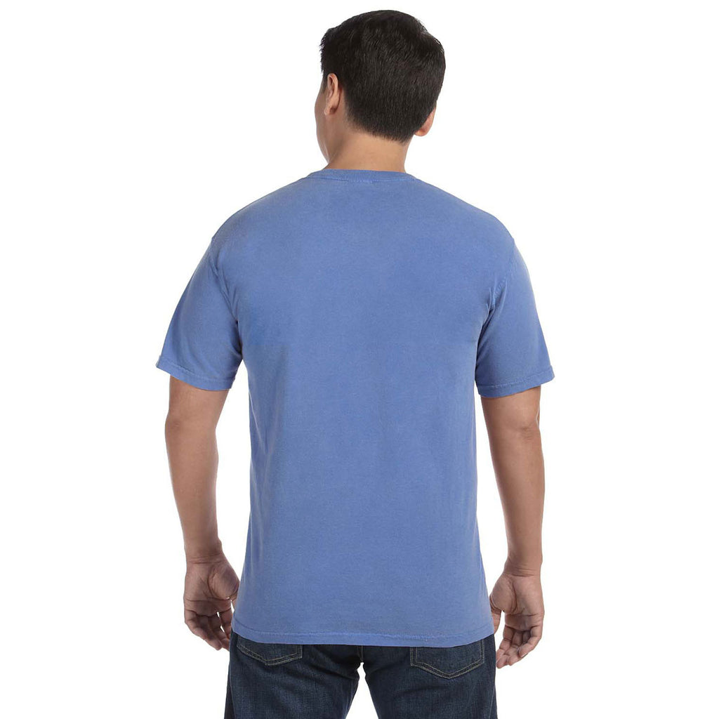 Comfort Colors Men's Flo Blue 6.1 Oz. T-Shirt