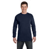 Comfort Colors Men's True Navy 6.1 Oz. Long-Sleeve T-Shirt