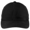 Port Authority Black Flexfit Garment Washed Cap