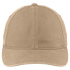 Port Authority Khaki Flexfit Garment Washed Cap