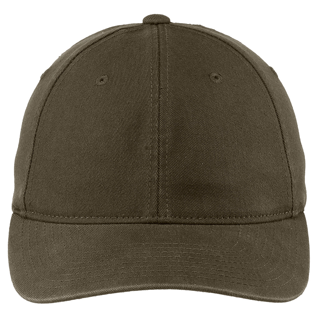 Port Authority Olive Flexfit Garment Washed Cap