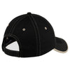 Port Authority Black/Stone Vintage Washed Contrast Stitch Cap