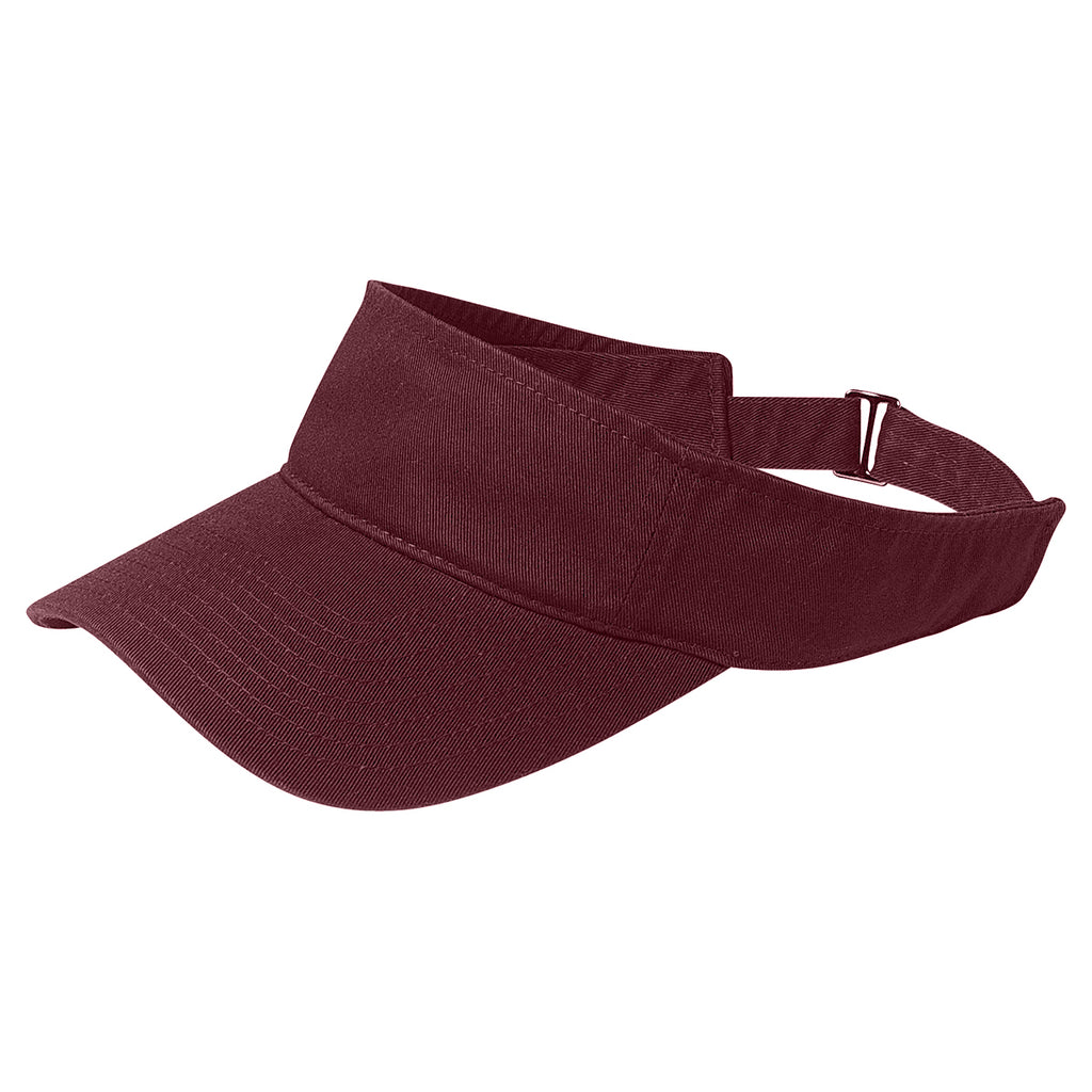 Port Authority Maroon Fashion Visor