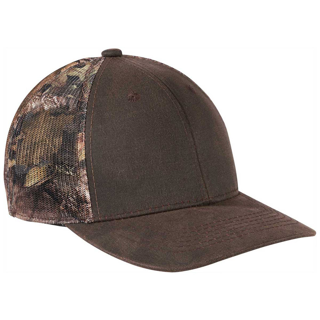 Port Authority Mossy Oak Break Up Country/Brown Pigment Print Camouflage Mesh Back Cap