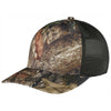 Port Authority Mossy Oak Break-Up Country/Black Snapback Performance Camouflage Mesh Back Cap