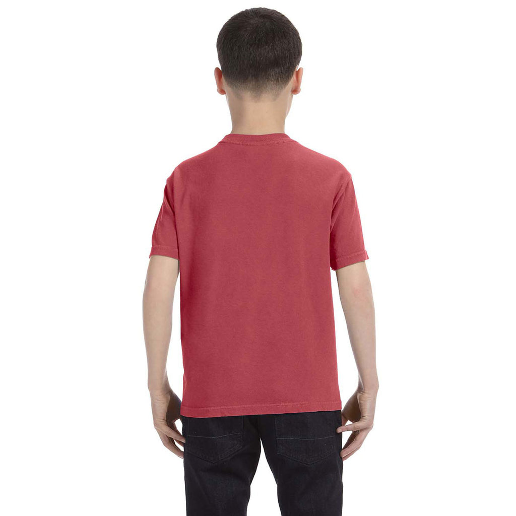 Comfort Colors Youth Crimson 5.4 Oz. T-Shirt