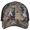 Port Authority Oilfield Camo/Black Mesh Camouflage Cap with Air Mesh Back