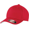 Port Authority Red Flexfit Wool Blend Cap