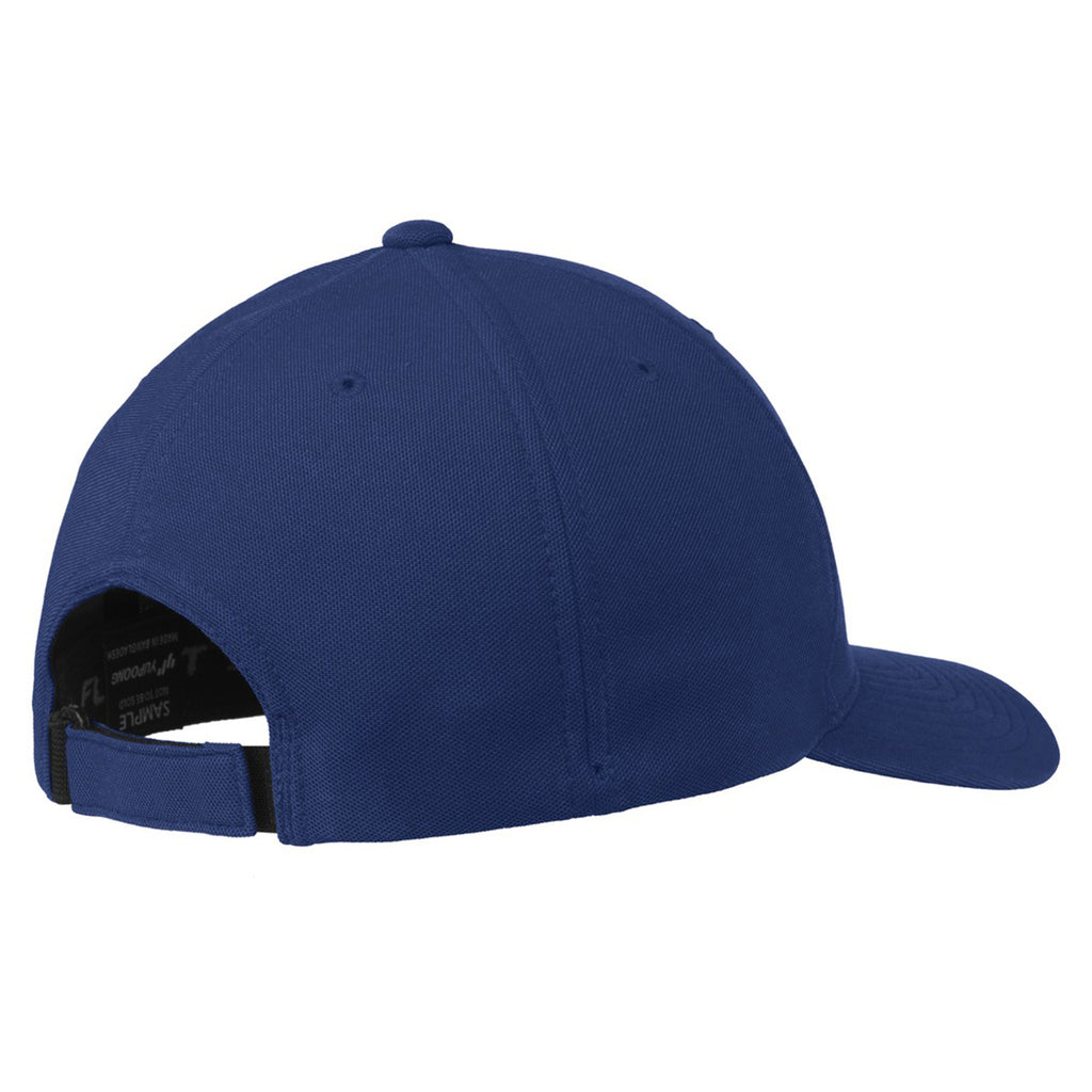 Port Authority Navy Flexfit One Ten Cool & Dry Mini Pique Cap