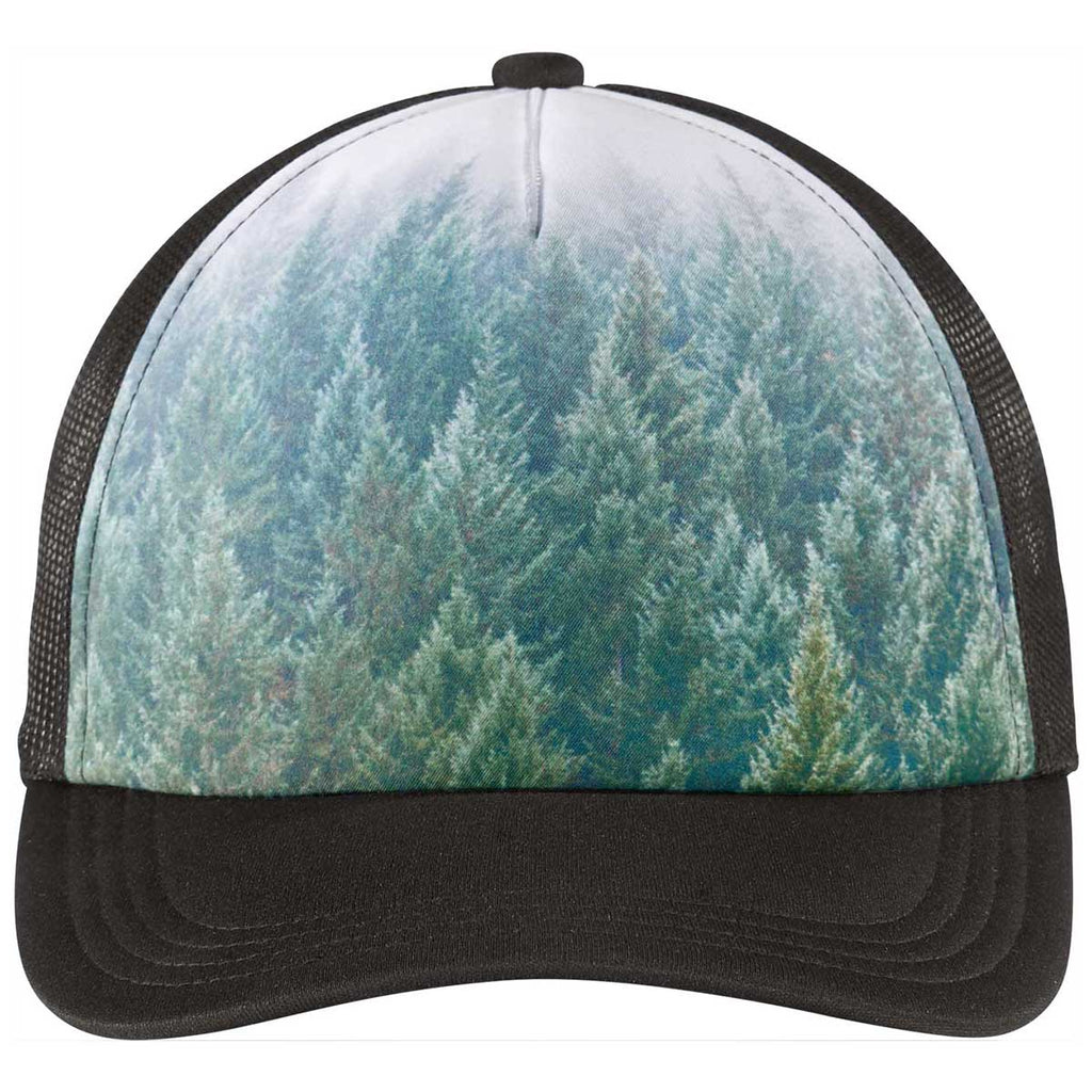 Port Authority Forest Snapback Photo Real Trucker Cap