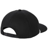 Port Authority Black/ White Snapback Five-Panel Rope Cap