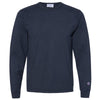 Champion Men's Navy Garment Dyed Long Sleeve T-Shirt