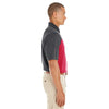 Core 365 Men's Classic Red/Carbon Balance Colorblock Performance Pique Polo