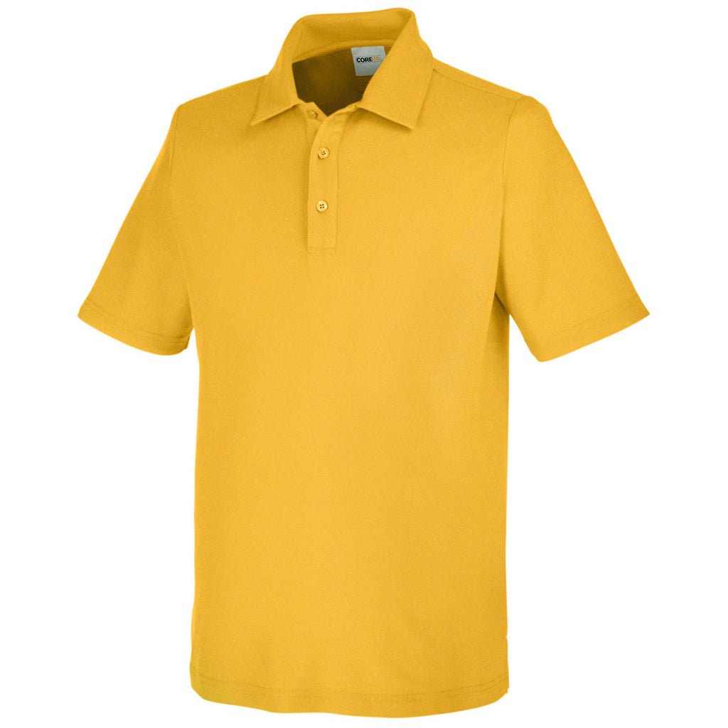 Core 365 Men's Campus Gold Fusion ChromaSoft Pique Polo