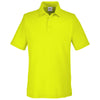 Core 365 Men's Safety Yellow Fusion ChromaSoft Pique Polo