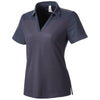 Core 365 Women's Classic Navy/Classic Navy Heather Fusion ChromaSoft Colorblock Polo