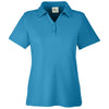 Core 365 Women's Electric Blue Fusion ChromaSoft Pique Polo