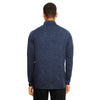 Core 365 Men's Classic Navy Heather/Carbon Kinetic Performance Quarter Zip