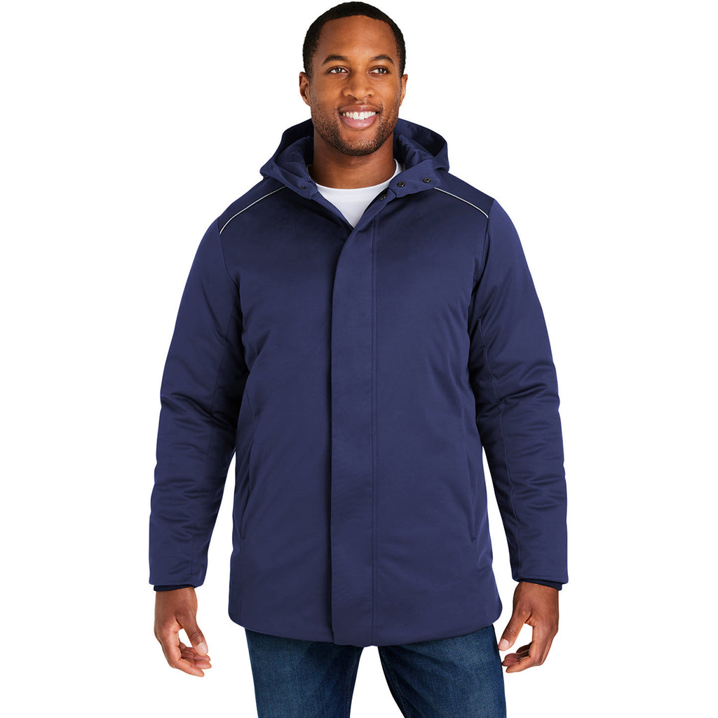 Core 365 Unisex Classic Navy Techno Lite Flat-Fill Insulated Jacket