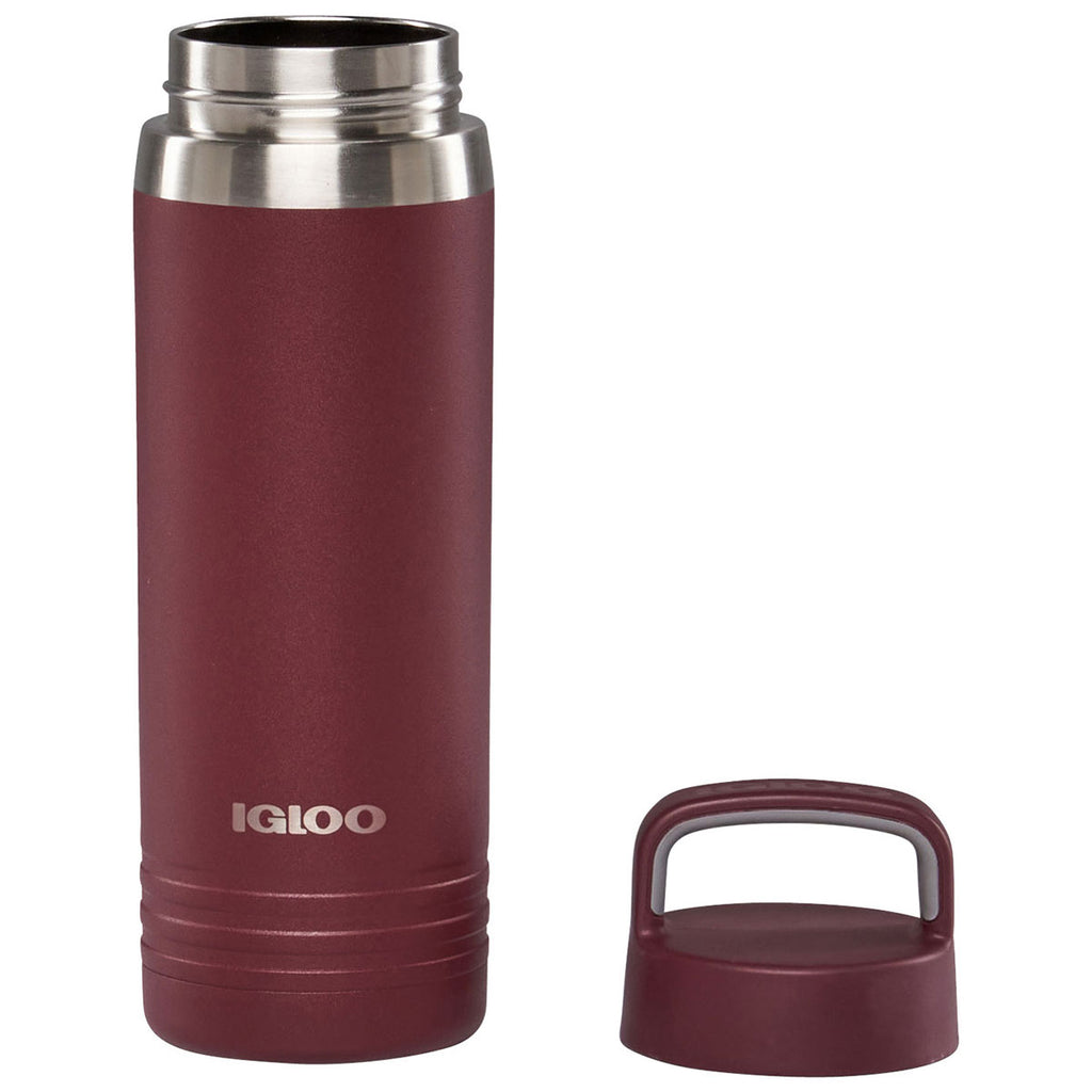 Igloo Burgundy 24 oz. Vacuum Insulated Bottle