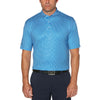 Callaway Men's Magnetic Blue Gingham Polo