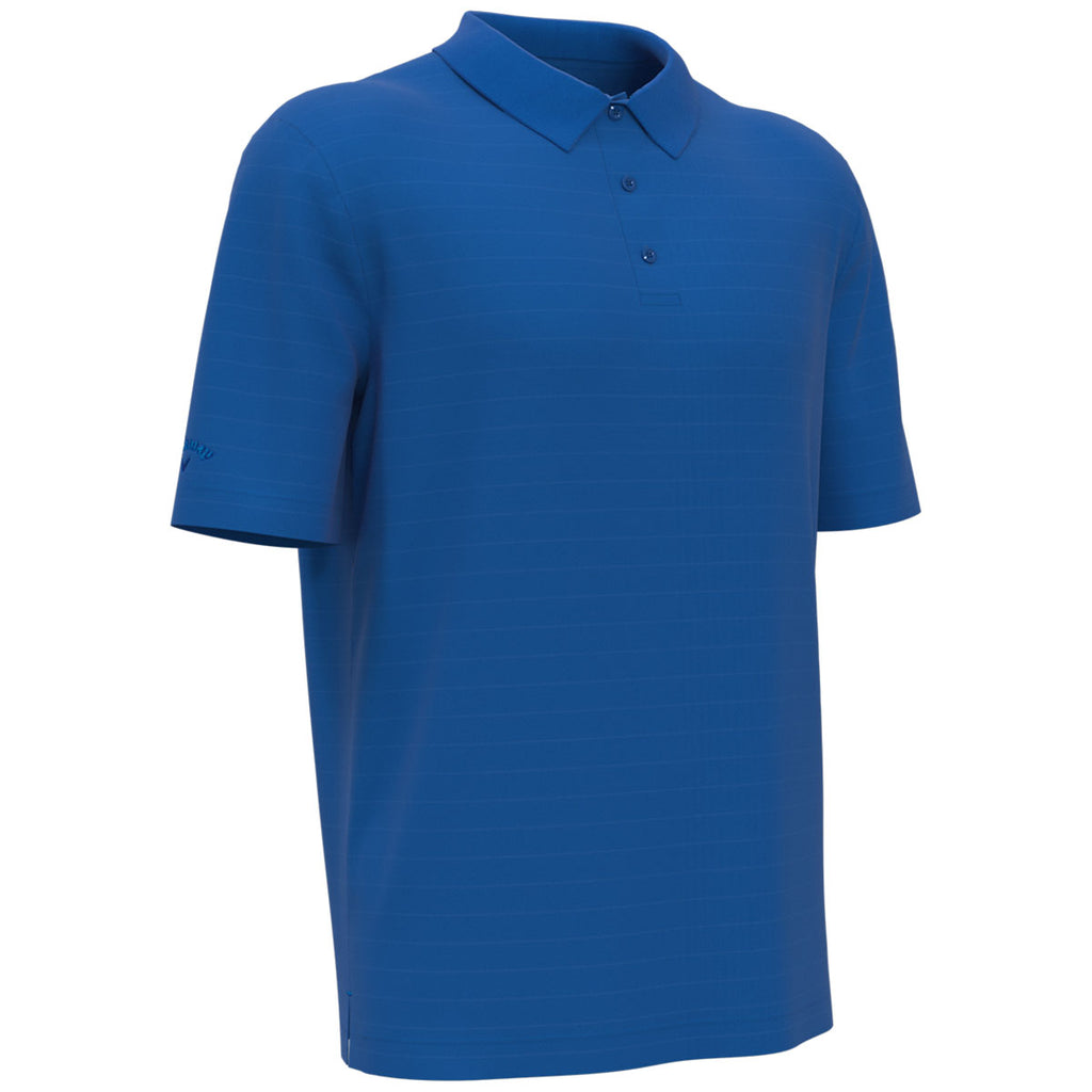 Callaway Men's Magnetic Blue Eco Horizontal Textured Polo