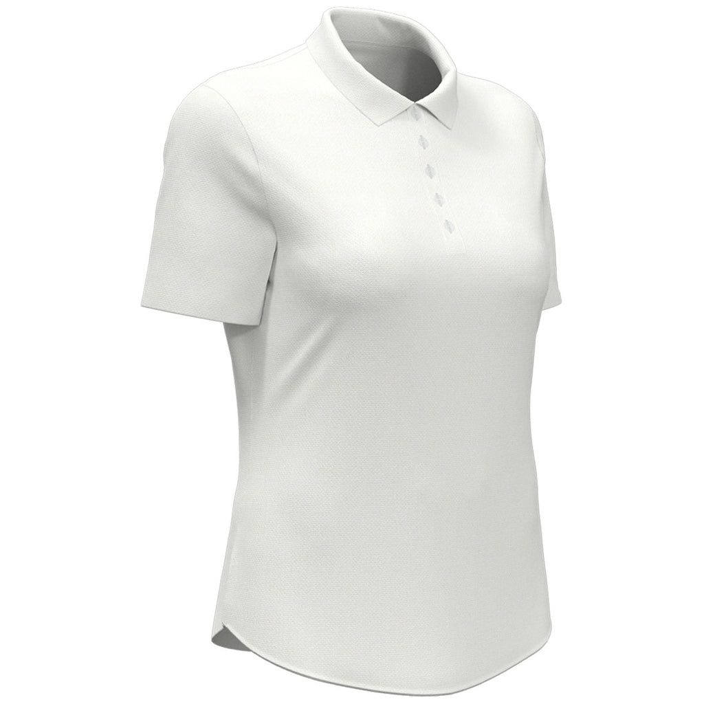 Callaway Women's Bright White Silver Birdseye Polo