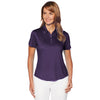 Callaway Women's Parachute Purple Birdseye Polo