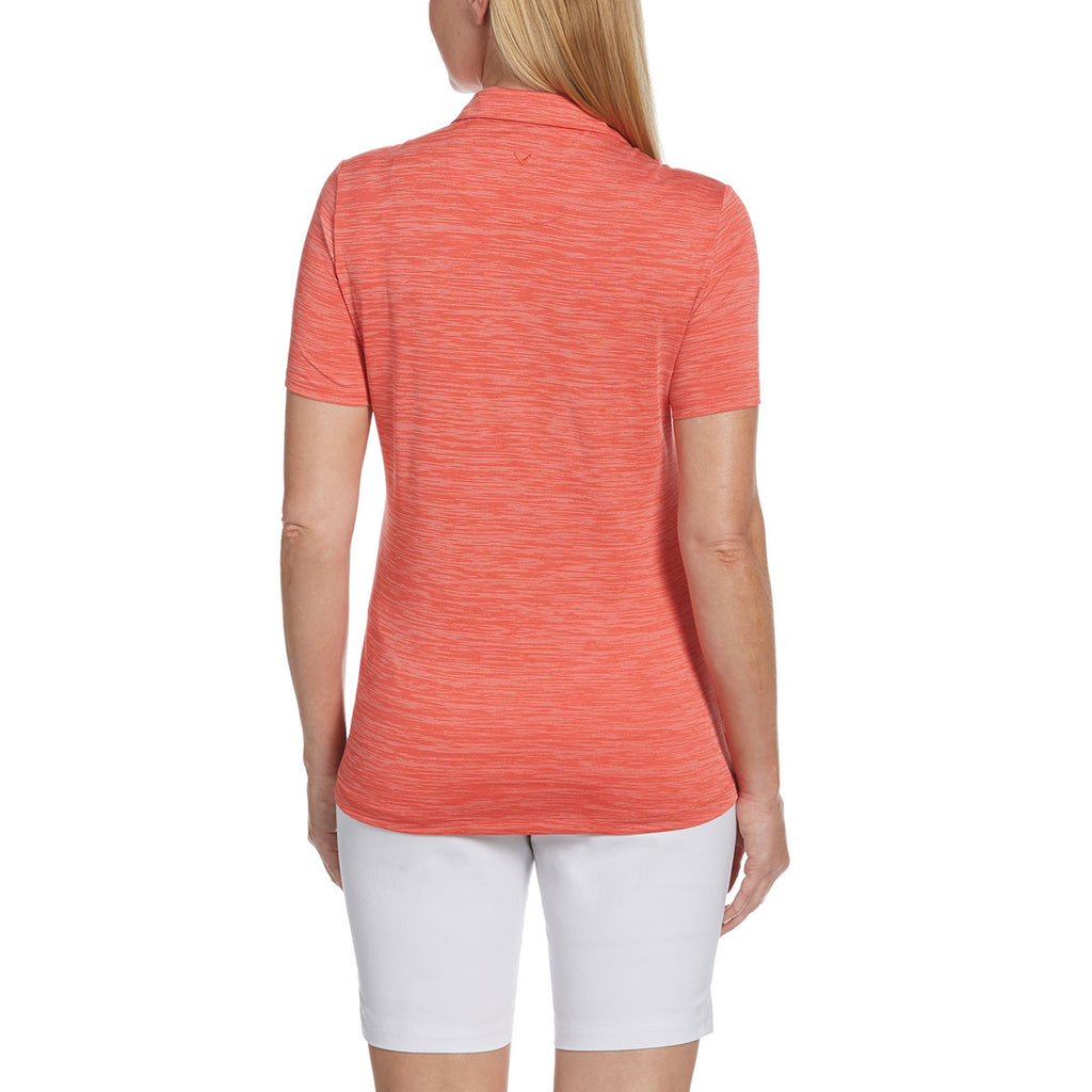 Callaway Women's Cayenne Broken Stripe Polo