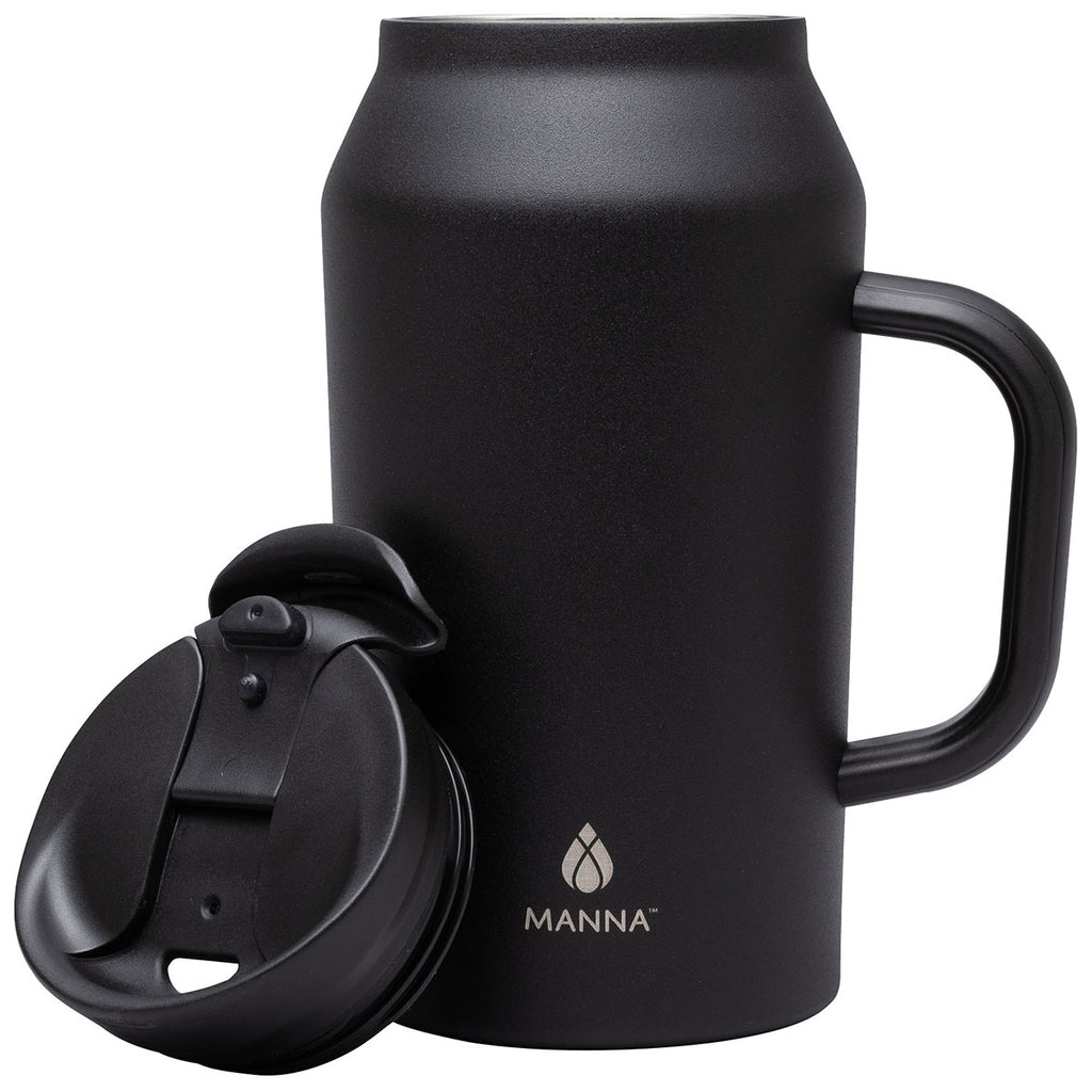 Manna Black Basin Mug - 40 oz. Stainless Steel