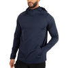 UNRL Unisex Heather Navy Crossover Hoodie II