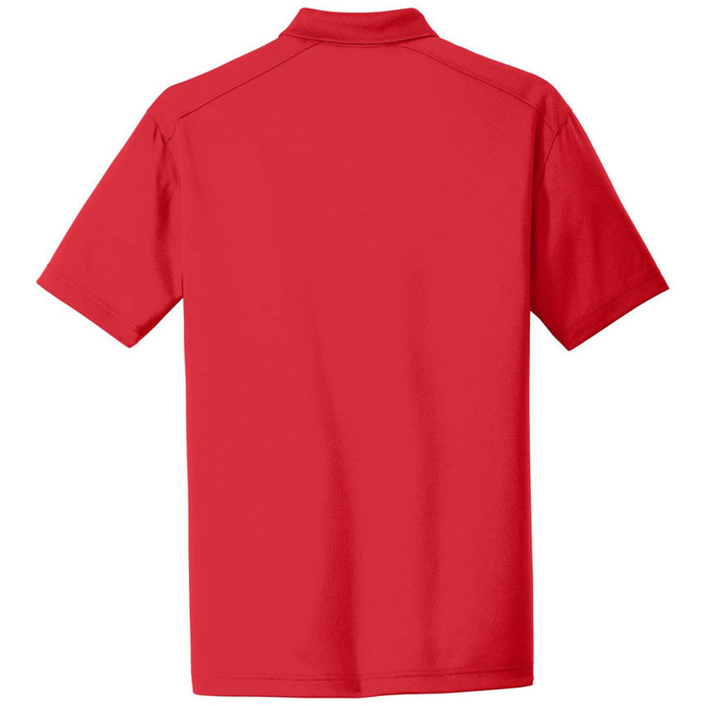 CornerStone Men's Red Select Lightweight Snag-Proof Polo