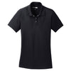 CornerStone Women's Black Micropique Gripper Polo