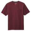 CornerStone Men's Maroon Workwear Short Sleeve Pocket Tee