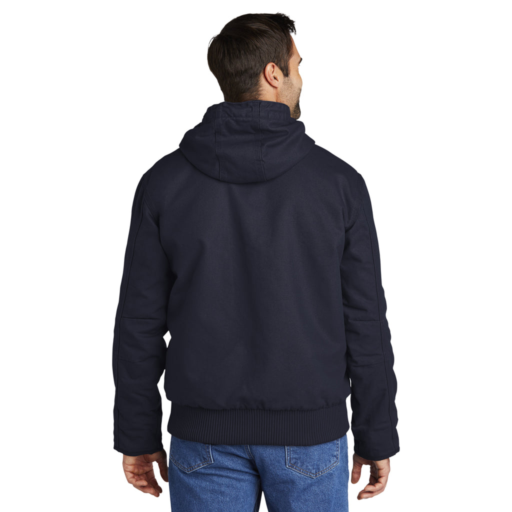 Carhartt Men's Navy Tall Washed Duck Active Jacket