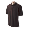 Devon & Jones Men's Espresso Pima Pique Short-Sleeve Polo