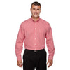 Devon & Jones Men's Red Crown Collection Gingham Check