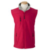 Devon & Jones Men's Red Soft Shell Vest