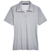 Devon & Jones Women's Grey Heather CrownLux Performance Address Melange Polo