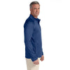 Devon & Jones Men's French Blue Heather Stretch Tech-Shell Compass Full-Zip