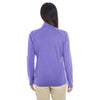 Devon & Jones Women's Grey Purple/Grey Heather/Grey Purple Drytec 20 Performance Quarter-zip