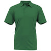 BAW Men's Dark Green Solid Spandex Polo