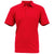 BAW Men's Red Solid Spandex Polo