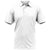 BAW Men's White Solid Spandex Polo