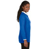 Devon & Jones Women's French Blue Perfect Fit Ribbon Cardigan