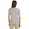 Devon & Jones Women's Grey Heather Perfect Fit Shell T-Shirt