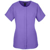 Devon & Jones Women's Grape Perfect Fit Short-Sleeve Crepe Blouse